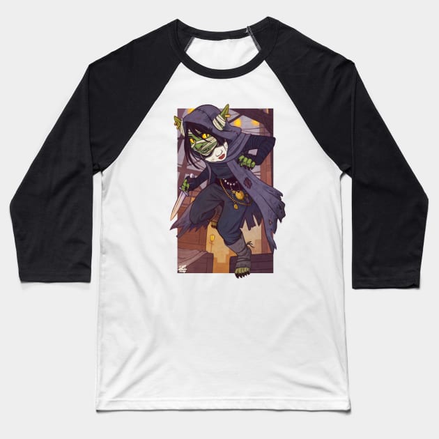 Nott the Brave Baseball T-Shirt by Kerri Aitken